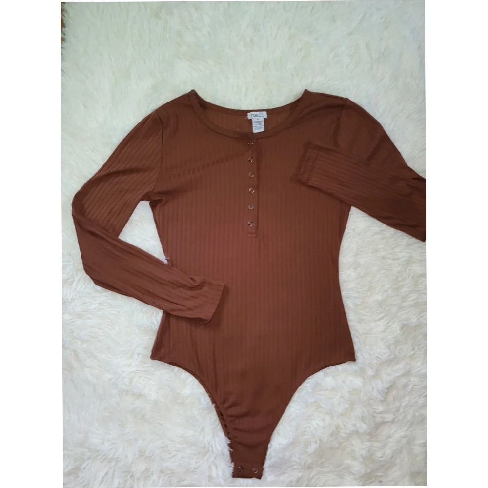 Rue21 Brown Bodysuit - Picture 2 of 5